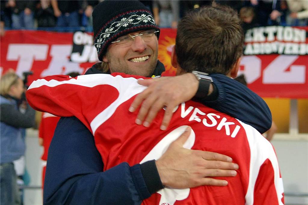 Jürgen Klopp war der Mainzer Trainer und konnte sich immerhin über einen Punkt freuen.