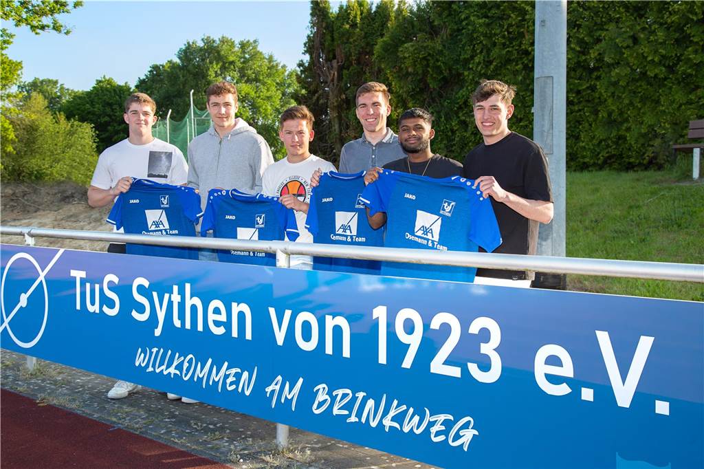 Freude beim TuS Sythen über mehrere Rückkehrer: Einige kamen sogar schon zum Einsatz Jugend forscht: Der TuS Sythen verjüngt sich mit den Talenten (v.l.) Pascal Sopora, Paul Gößling, Julius Jansen, Tom Bußmann, Sujen Sureshkumar und Jan Cremer.