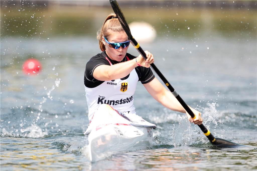 Jule Hake bei der U23-Weltmeisterschaft in Bulgarien.