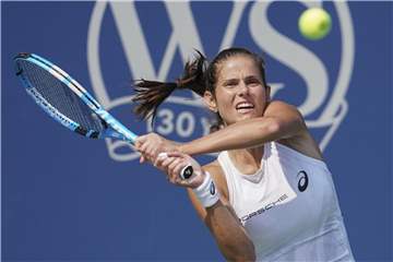 Julia Görges erreichte in New Haven das Viertelfinale. Foto: John Minchillo/AP