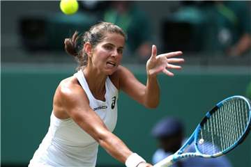 Julia Görges hat beim Turnier in Moskau ohne Mühe das Achtelfinale erreicht. Foto: Steven Paston/PA Wire