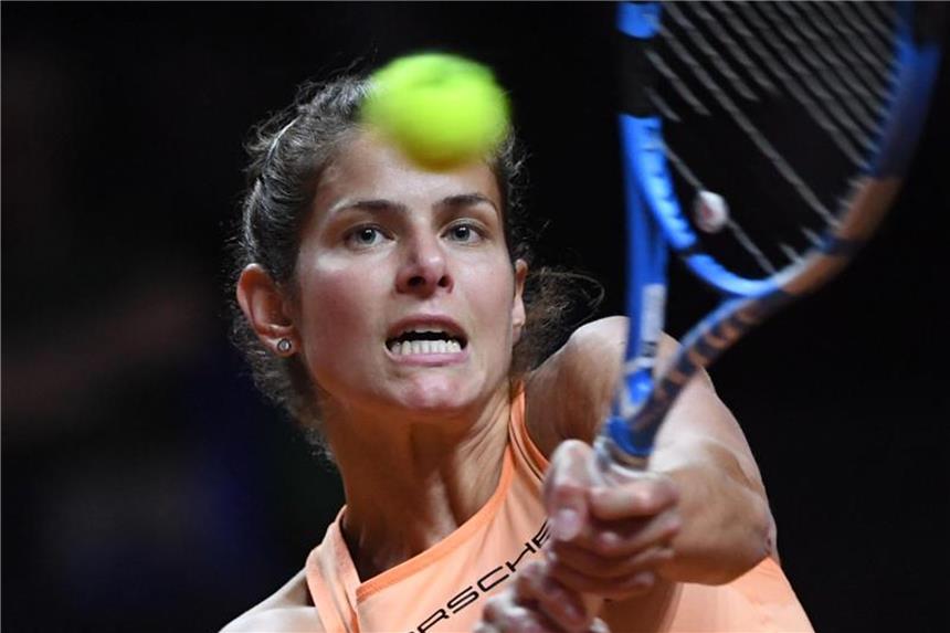 Görges erreicht zweite Runde bei WTA-Turnier in Madrid Julia Görges spielt den Ball. Foto: Marijan Murat