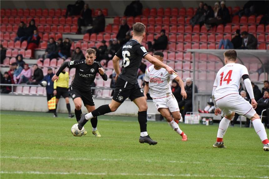 TuS Haltern am See kassiert beim 1. FC Köln den Ausgleich erst in letzter Sekunde Julian Büscher (l.) und der TuS Haltern am See zeigten beim 1.FC Köln (U23) eine ansprechende Leistung.