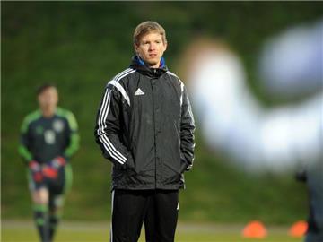 Julian Nagelsmann bei seiner praktischen Prüfung. Foto: Caroline Seidel