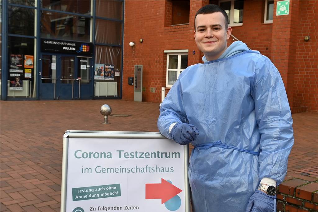 In diesen Testzentren können Eltern ihre Kinder vor Schulbeginn testen lassen Julian Schellhaus betreibt das Testzentrum im Gemeinschaftshaus Wulfen.