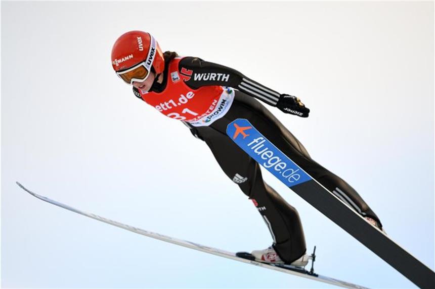 Skispringerin Seyfarth Siebte in Zao Juliane Seyfarth wurde in Japan Siebte. Foto: Felix Kästle