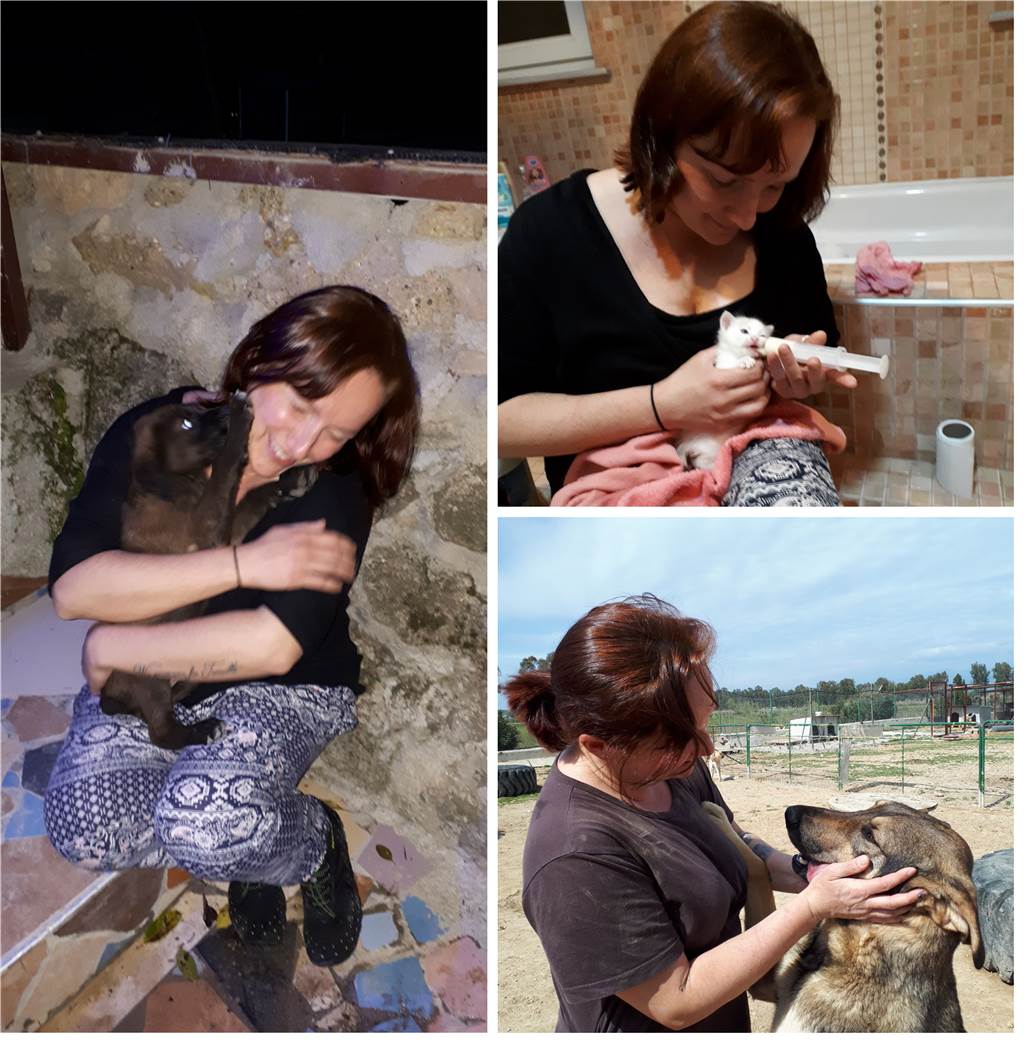 Kann eine vegane Ernährung auch fürs Haustier gesund sein? Das raten zwei Expertinnen Justine Lexy mit Tieren aus dem Shelter in der Türkei.