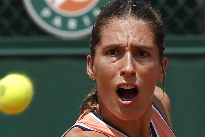 Noch einmal fünf deutsche Achtelfinal-Chancen in Paris Kämpft mit der Weltranglistenersten um den Einzug ins Achtelfinale: Andrea Petkovic. Foto: Michel Euler