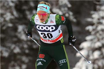 Kam beim Langlauf-Weltcup in Toblach im 10-Kilometer-Verfolgungsrennen im klassischen Stil auf Rang 14: Nicole Fessel. Foto: Luciano Solero
