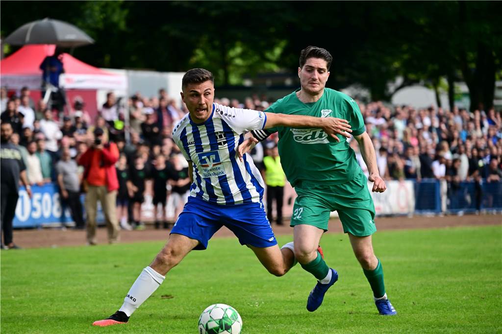 Kam in Hälfte zwei, musste sich mit seinem Team am Ende aber geschlagen geben: Julian Thimm und der VfB Kirchhellen haben gegen Bulmke verloren.