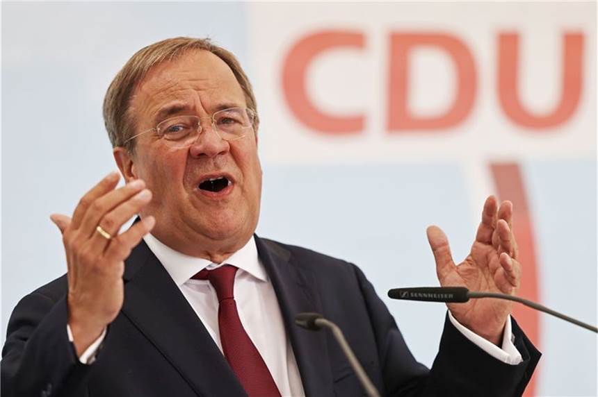 Laschet kämpferisch: Attacken auf SPD und Grüne Kanzlerkandidat Armin Laschet will sichtbar machen, wofür die Union steht.