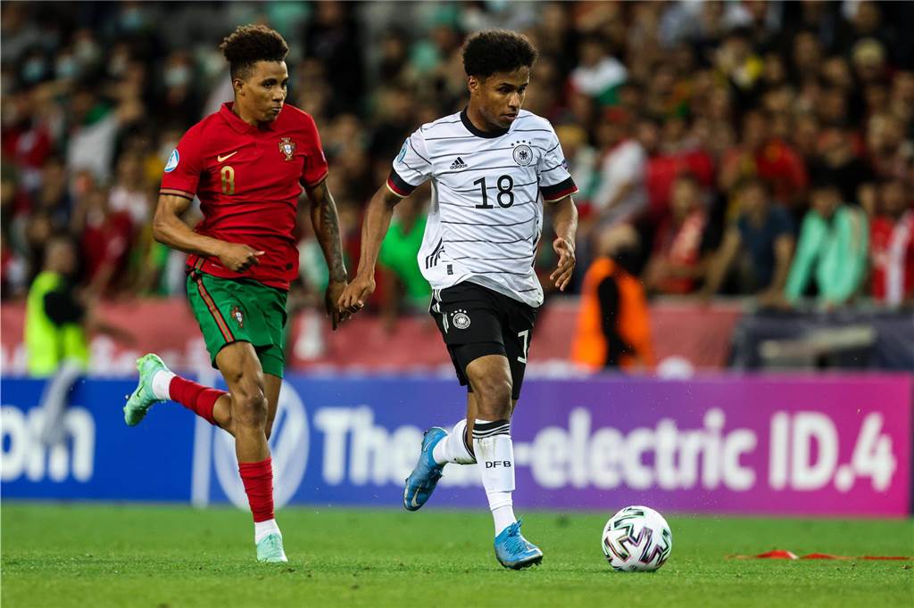 Karim Adeyemi im Finale der U21-EM.