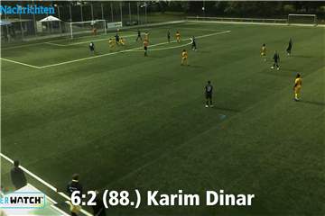 Karim Dinar erzielte das schönste Tor des Wochenendes.