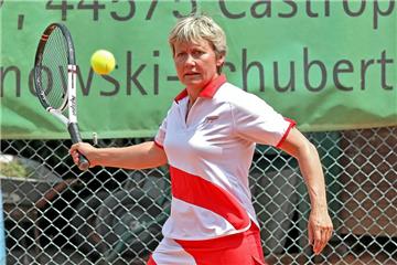 Karin Gaudigs (TC Castrop 06) hat sich zum fünften Mal in Folge den Westfalenmeister-Titel gesichert.