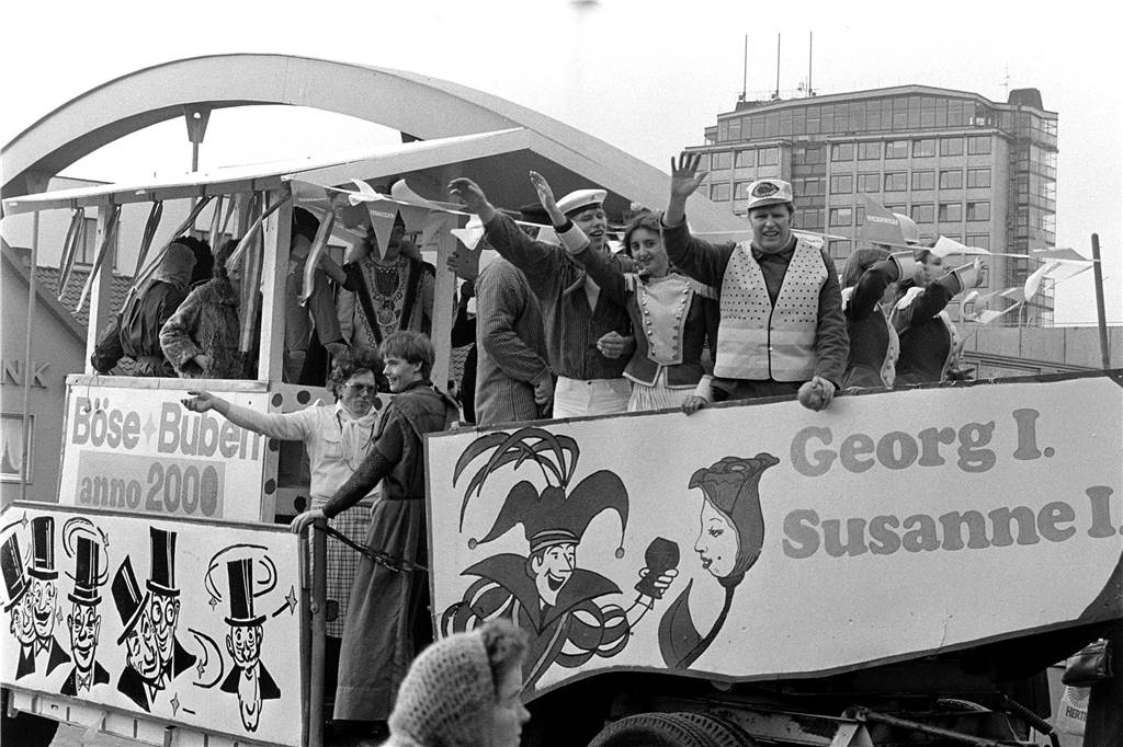 Karneval in Lünen im Jahr 1981