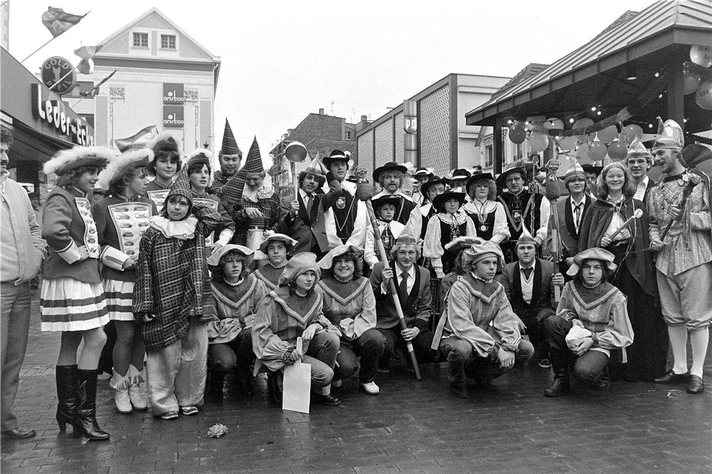 Karneval in Lünen im Jahr 1981