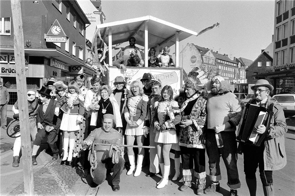 Karneval in Lünen im Jahr 1982