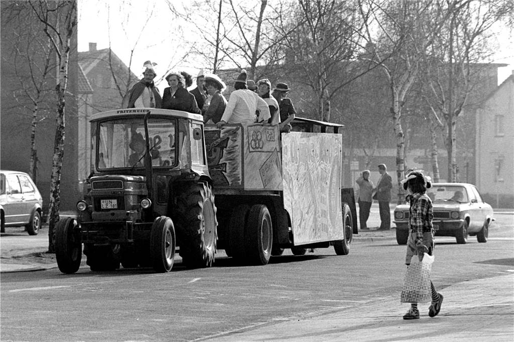 Karneval in Lünen im Jahr 1982