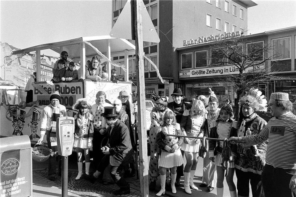 Karneval in Lünen im Jahr 1982