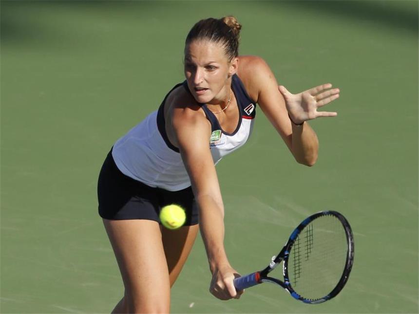 Weltranglisten-Erste Pliskova mit Mühe weiter Karolina Pliskova hatte beim Einzug in die dritte Runde der US Open Mühe. Foto(Archiv): John Minchillo Foto: John Minchillo
