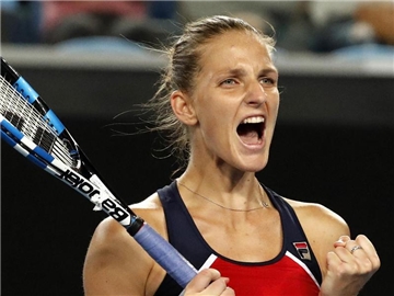 Karolina Pliskova sorgte mit ihrem Erfolg über Lara Arruabarrena für den Ausgleich. Foto: Kin Cheung