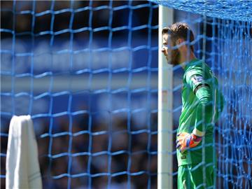 Kassierte gegen Everton drei Tore: Uniteds Torwart David de Gea. Foto: Peter Powell
