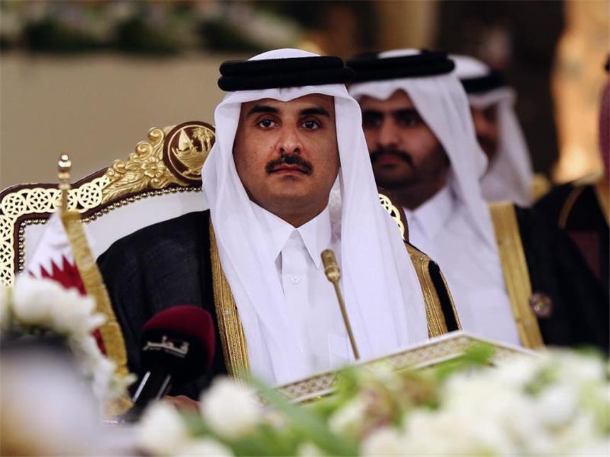 US-Ermittler vermuten russische Hacker hinter Katar-Krise Katars Emir Scheich Tamim bin Hamad Al-Thani (vorn) im Golf-Kooperationsrat: Die Golfstaaten haben die Beziehungen zu Katar abgebrochen. Foto: Osama Faisal/Archiv