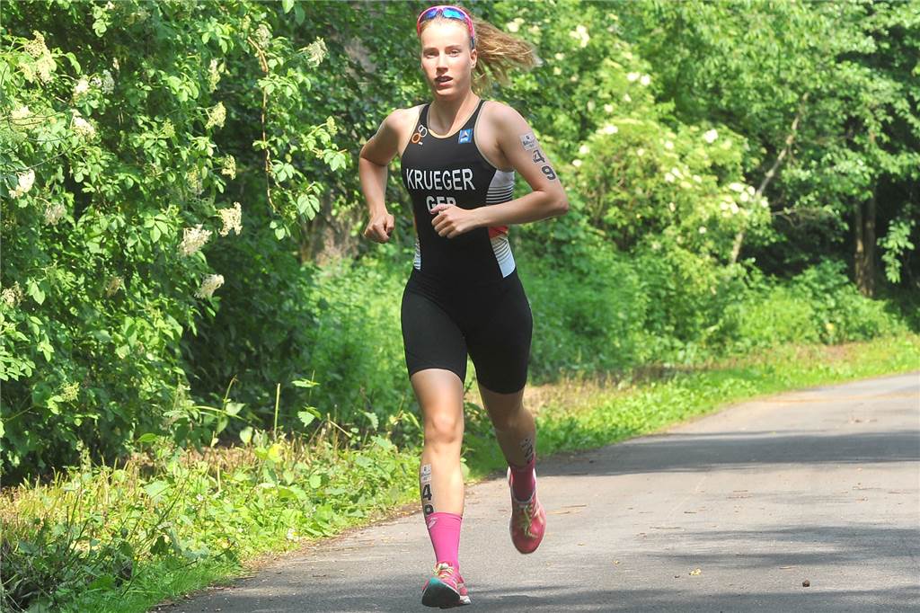 Katharina Krüger, Triathletin der SG Eintracht Ergste.