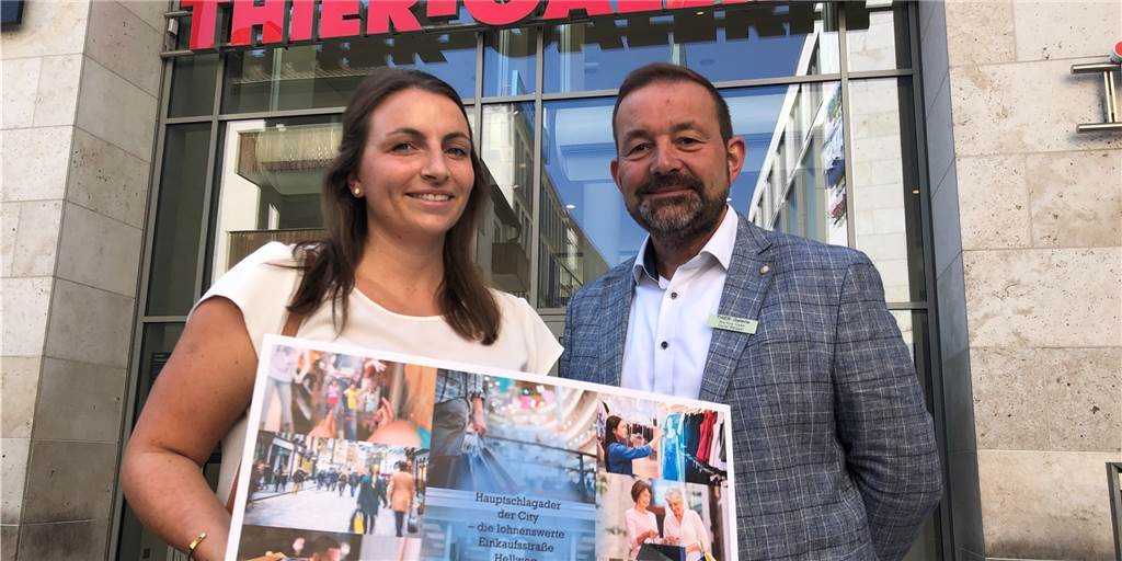 Wie muss sich der Westenhellweg verändern? Planer zeigen konkrete Ideen auf Katharina Ruhr vom Büro Stadt + Handel und Markus Haas, Center-Manager in der Thier-Galerie in Dortmund, haben sich in mehreren Workshops zusammen mit etlichen City-Händlern mit dem Westen- und Ostenhellweg befasst. Die Lebensader der City, da sind sie sich einig, wird in Zukunft nicht mehr nur für reines Shopping stehen.