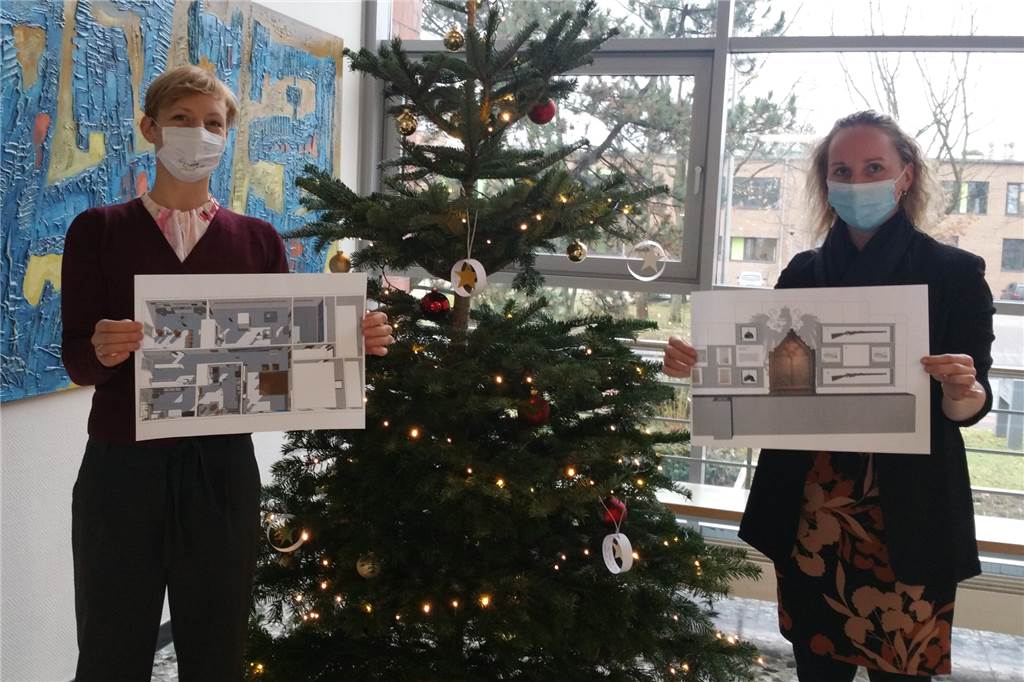 Neugestaltung des Museums: Werner Bürger sollen mithelfen - und zwar online Kathrin Kötter, Abteilungsleiterin Dezernat Bildung, Kultur und Sport (r.) und Dr. Constanze Döhrer, Leiterin des Stadtmuseums, präsentieren die neuen Entwürfe für den Bereich „Neuere Geschichte“ im Stadtmuseum.