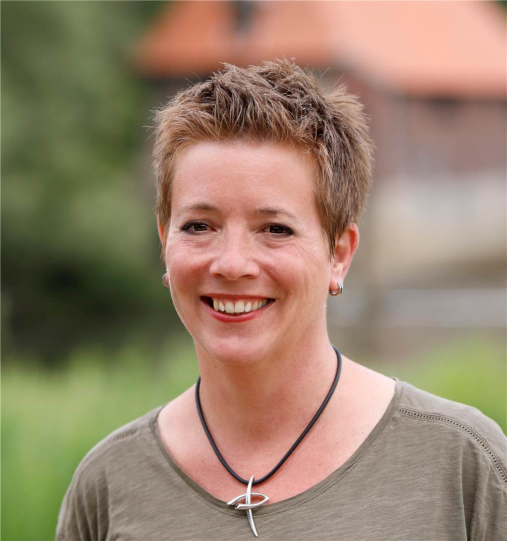 Katja Meyer, die Fraktionsvorsitzende der Grünen in Olfen
