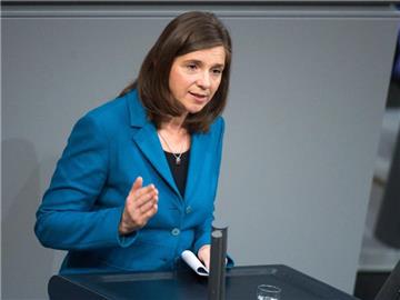 Katrin Göring-Eckardt war bereits 2013 grüne Spitzenkandidatin, zusammen mit dem damaligen Fraktionschef Jürgen Trittin. Foto: Bernd von Jutrczenka/dpa
