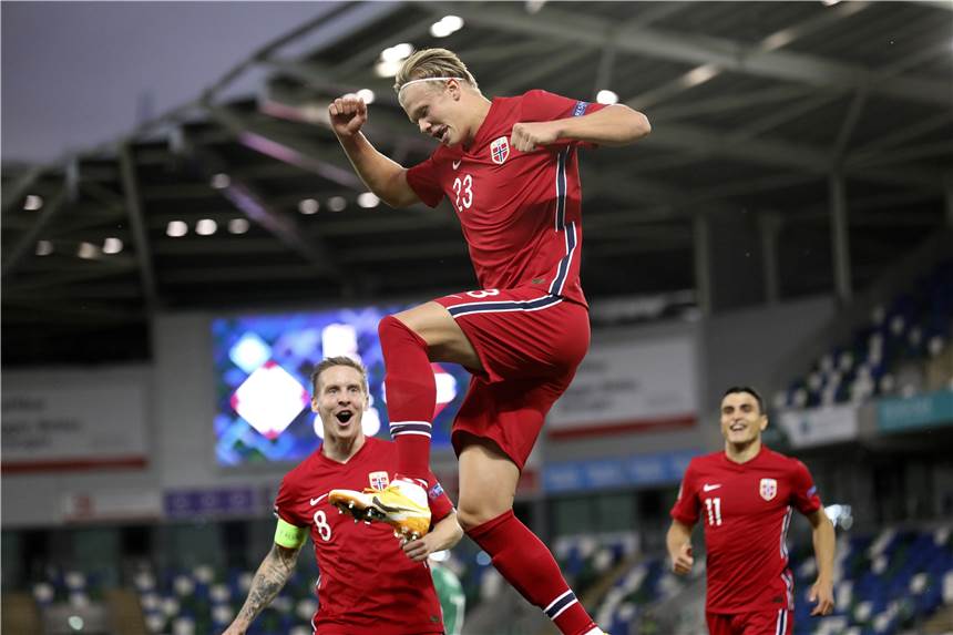 Zu gefährlich: Partie von BVB-Nationalspieler Erling Haaland abgesagt Kein Jubel von Erling Haaland am Mittwoch. Das Länderspiel Norwegen gegen Israel wurde abgesagt.