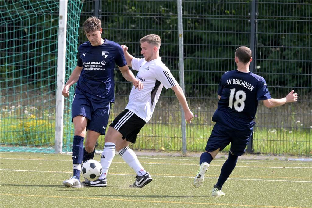 Keine Tore an der Dammwiese: Das Spiel zwischen dem VfB Lünen und der SpVg Berghofen endete 0:0.