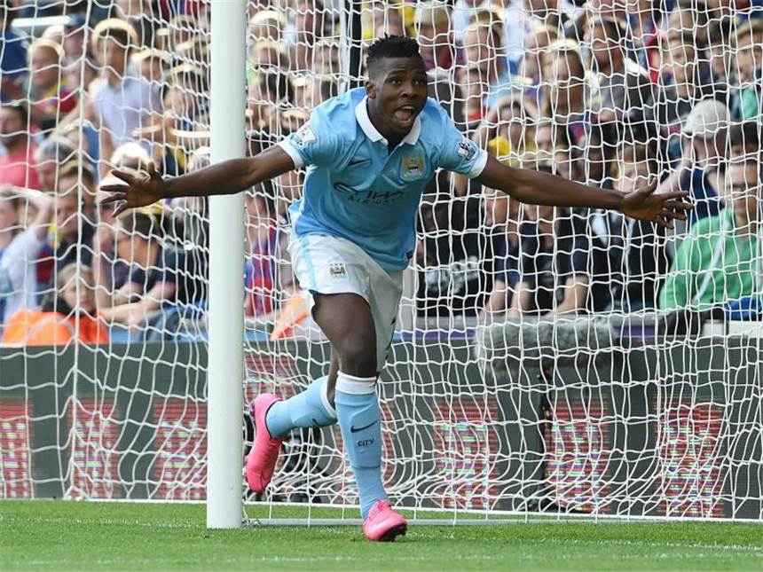 Schweinsteigers United siegt - Özil führt Arsenal zum Sieg Kelechi Iheanacho erzielte kurz vor Schluss den Siegtreffer für Manchester City. Foto: Facundo Arrizabalaga