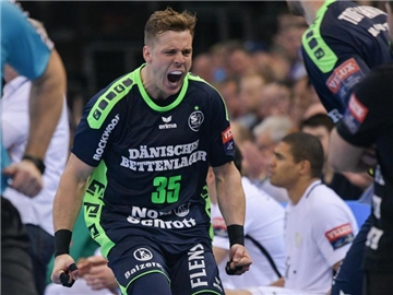 Kentin Mahe gehörte mit fünf Treffern zu den treffsichersten bei Flensburg. Foto: Axel Heimken