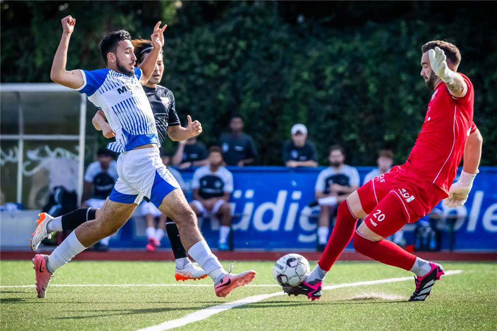 Leistungsträger Kerim Karyagdi verlässt FC Brünninghausen Kerim Karyagdi in Aktion vor dem Tor.