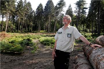 Kersten Blaschczok mahnt zur Vorsicht im Wald.