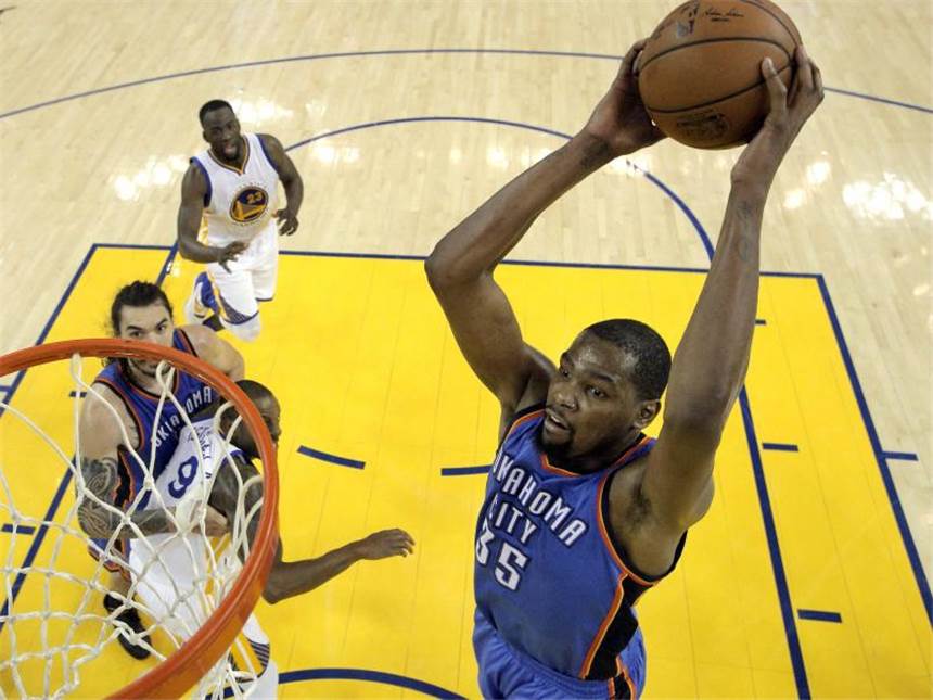 Durant und Anthony führen US-Basketballteam an Kevin Durant (r) führt das US-Aufgebot an. Foto: Carlos Avila Gonzalez