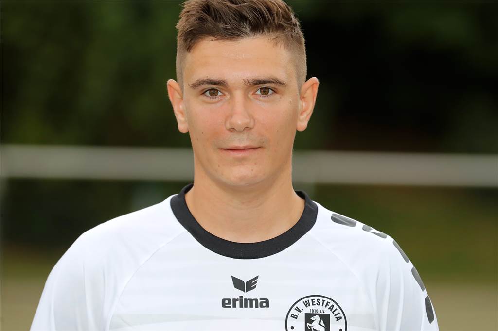 Ex-Westfalenliga-Akteur noch ohne Einsatz beim VfR Sölde: „Ich möchte in der Halle spielen“ Kevin Franzen, hier noch im Trikot von Westfalia Wickede, möchte bald seine ersten Minuten im Sölde-Trikot absolvieren.