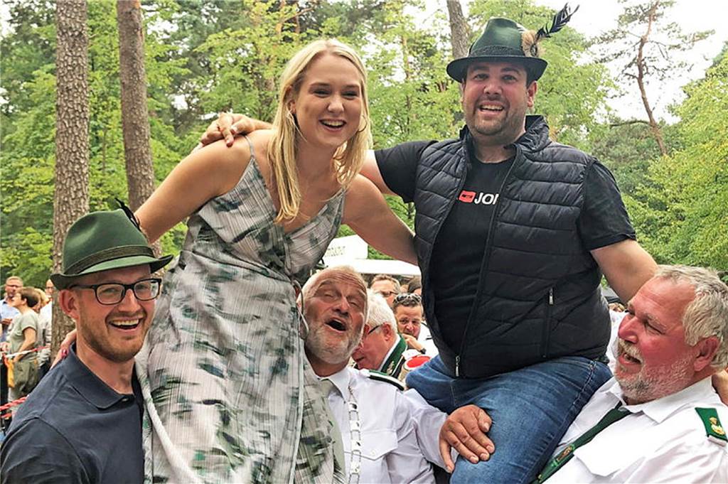 Schützenfeste in Stadtlohn und Umgebung: An diesen Tagen wird gefeiert Kevin Schlömer und Mara Löwemann beim Schützenfest Wessendorf-Breul im letzten Jahr