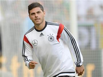 Kevin Volland warnt vor dem Rückspiel vor der Ukraine. Foto: Bernd Thissen