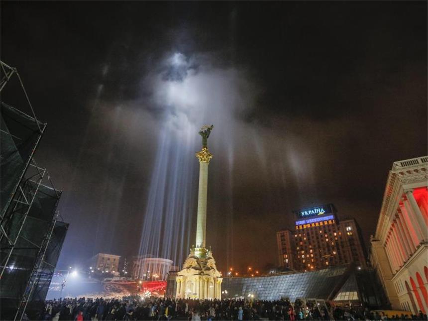 Anti-Ukraine-Proteste in Russland Kiew gedenkt in diesen Tagen der Opfer während der prowestlichen Proteste. Foto: Sergey Dolzhenko