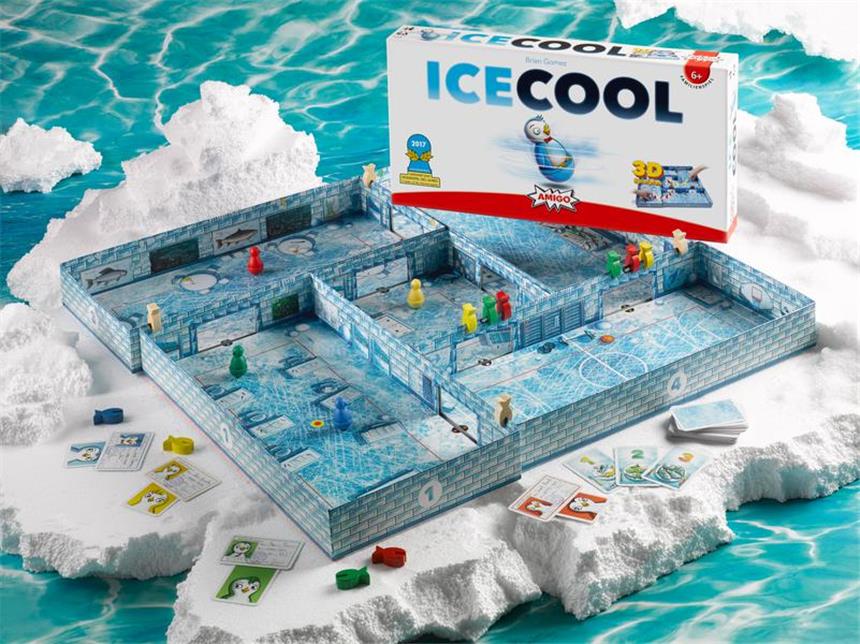 Kinderspiel des Jahres 2017: "ICECOOL" - In dem Spiel geht es um Pinguinschüler, die den Unterricht schwänzen und sich auf der Suche nach einem Snack in der "Ice-School" herumtreiben. Diese besteht aus fünf Boxen, die nebeneinander gesteckt ein großes, quadratisches Spielfeld ergeben. Jeder Spieler versucht, seine farbige Figur mit den Fingern durch die Schultüren zu schnippen, über denen Fische der eigenen Farbe hängen. Gelingt dies, erhält er den Fisch und eine Karte mit Siegpunkten. Doch Vorsicht: Als Hausmeister versucht ein Spieler mit seinem Pinguin die anderen Figuren zu erwischen. So kassiert er deren Schülerausweise und erhält ebenfalls Siegpunkte. Wer am Ende die meisten Punkte hat, gewinnt dieses Geschicklichkeitsspiel.

Anzahl: 2 bis 4 Spieler;
Alter:ab 6 Jahren;
Dauer: ca. 30 Minuten;
Preis: ca. 30 Euro.