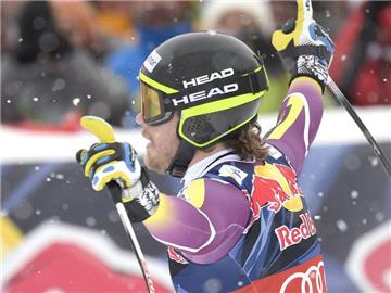 Kjetil Jansrud gewann auf der verkürzten Streif. Foto: Herbert Neubauer