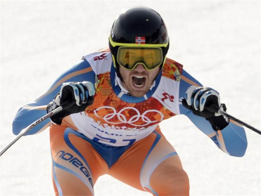 Super-G bleibt Elch-Revier: Norweger Jansrud siegt Kjetil Jansrud gewinnt überlegen den Super-G. Foto: John G. Mabanglo