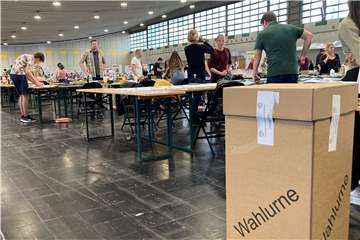 Klare Verhältnisse gab es bei der Auszählung der Bundestagswahlergebnisse - hier im Briefwahlzentrum in der Messe der Westfalenhallen.