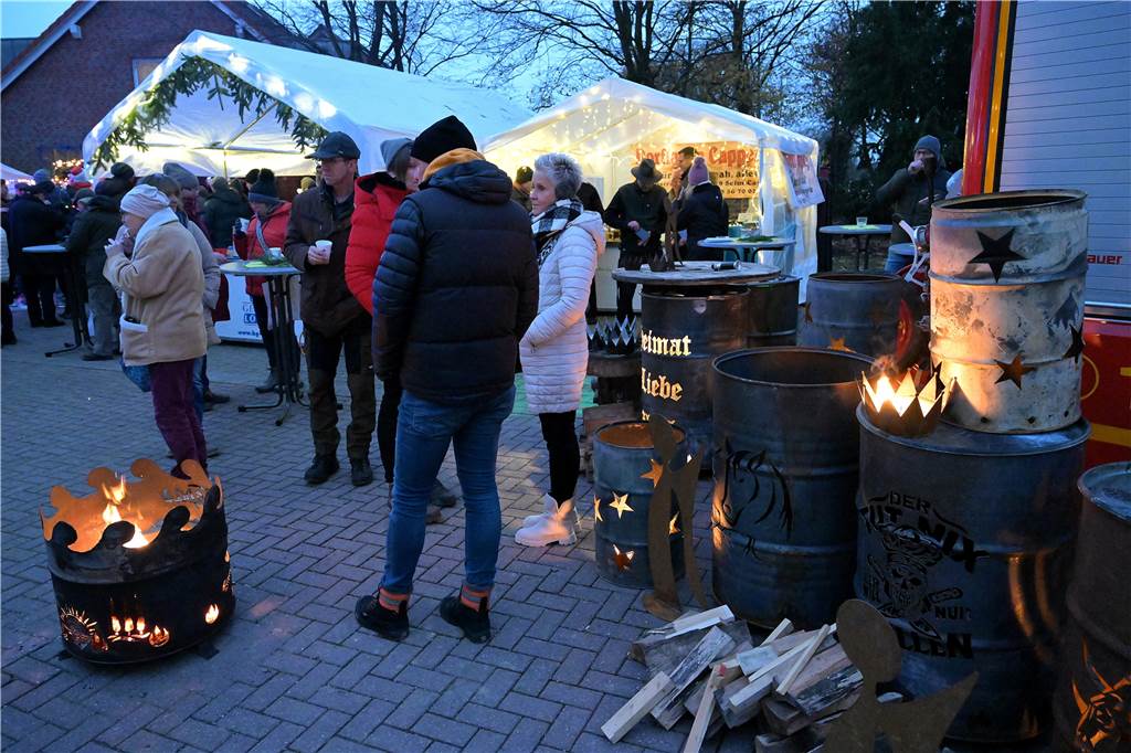 Klein, aber fein - so war der Cappenberger Weihnachtsmarkt.