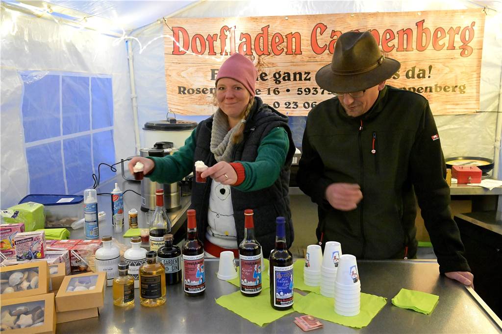 Klein, aber fein - so war der Cappenberger Weihnachtsmarkt.