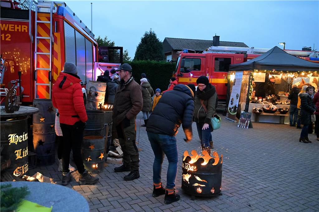 Klein, aber fein - so war der Cappenberger Weihnachtsmarkt.
